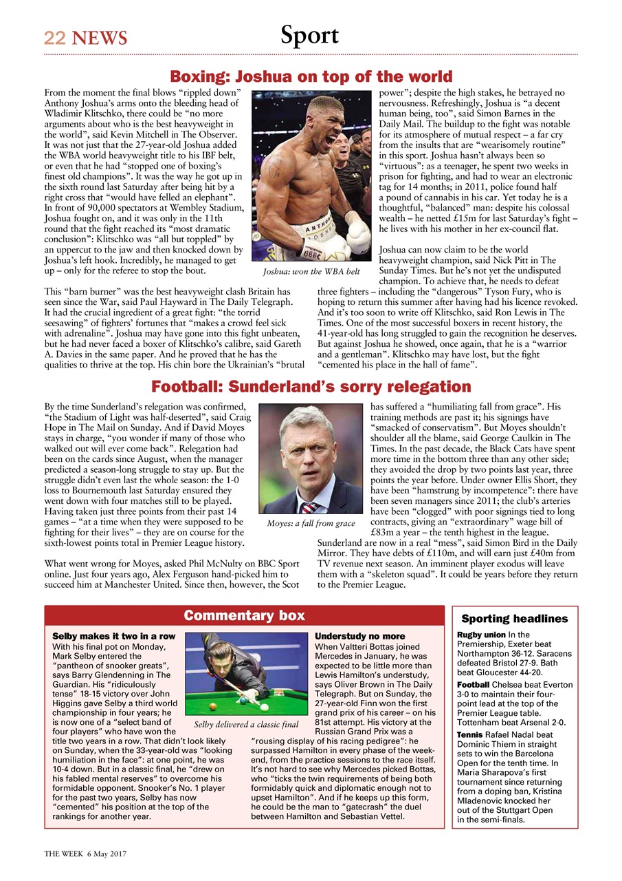 The Week Preview Pages