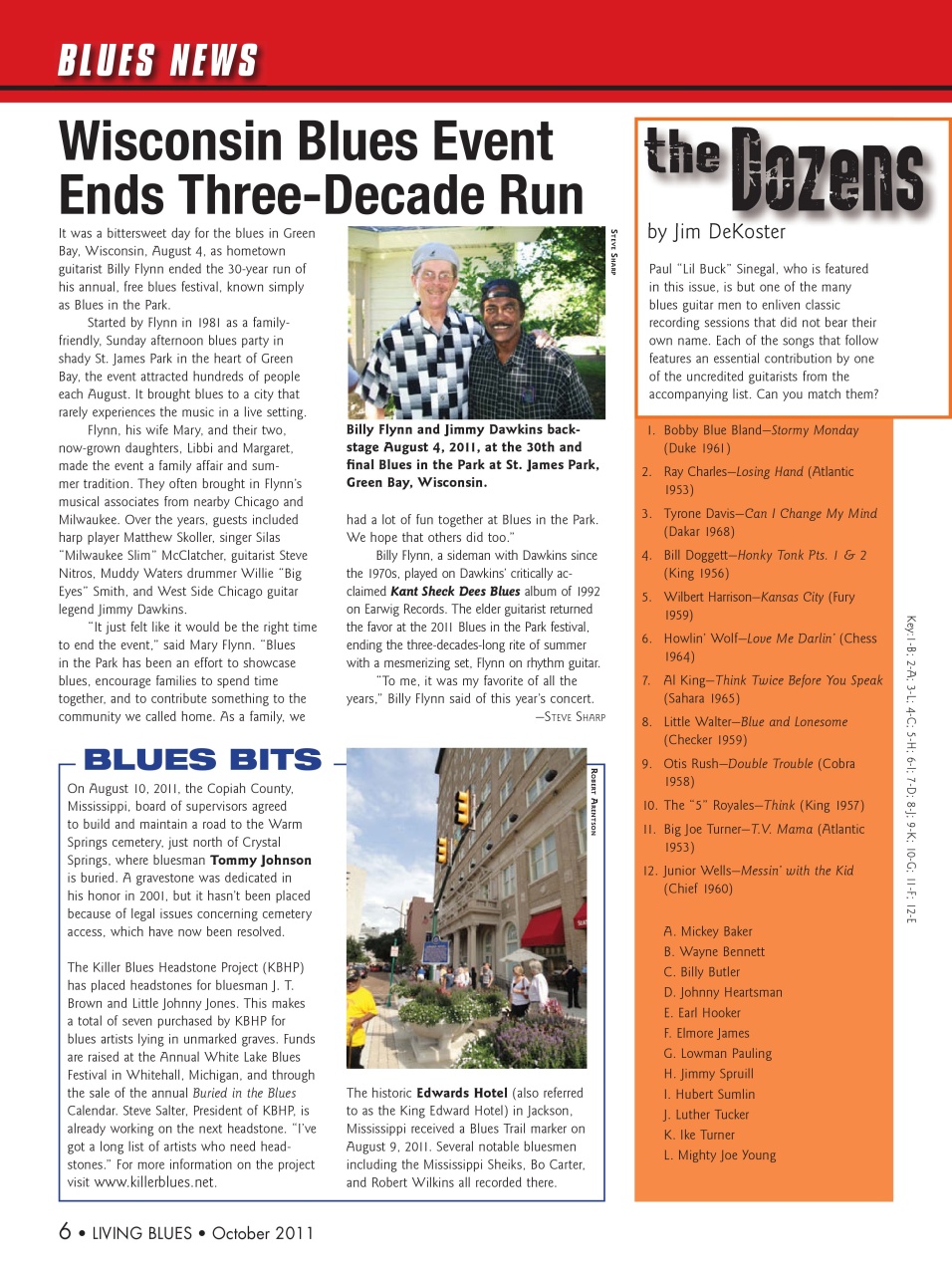 Living Blues Preview Pages