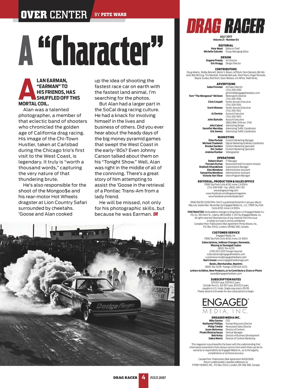 Drag Racer Preview Pages