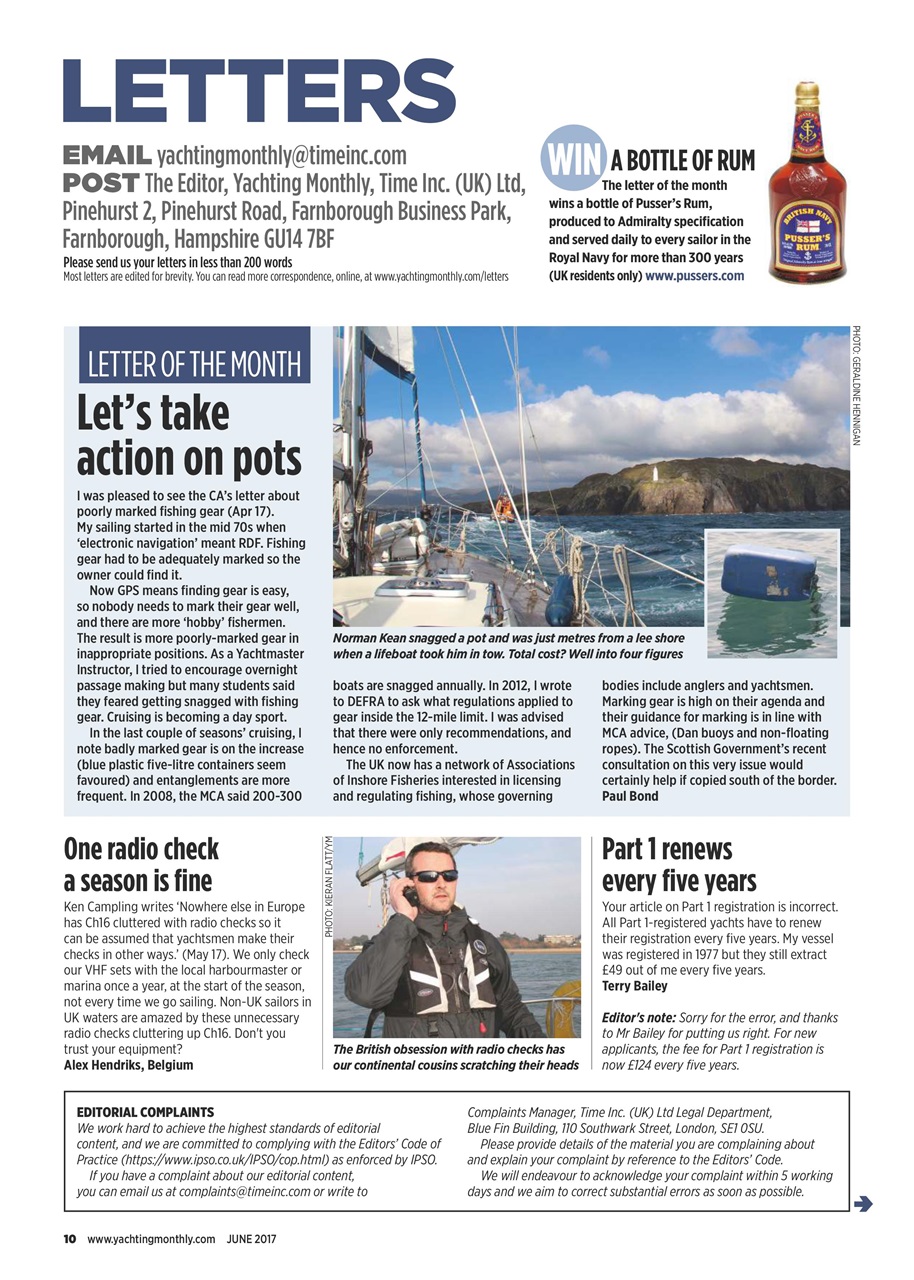 Yachting Monthly Preview Pages