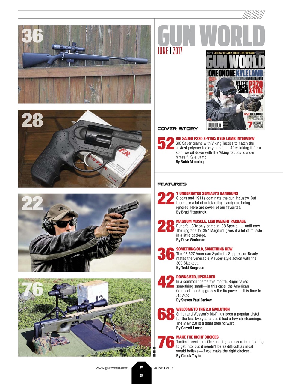 Gun World Preview Pages