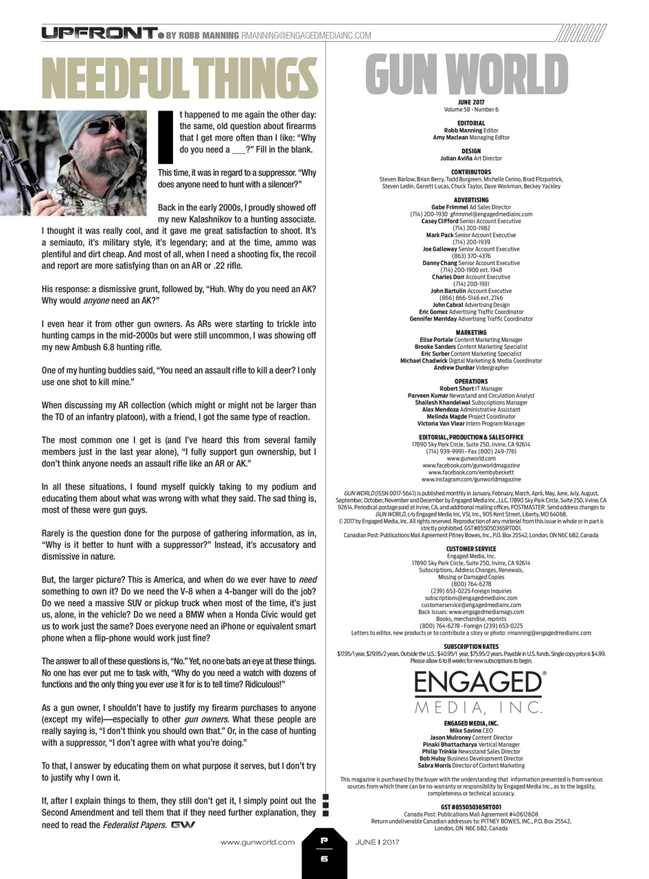 Gun World Preview Pages