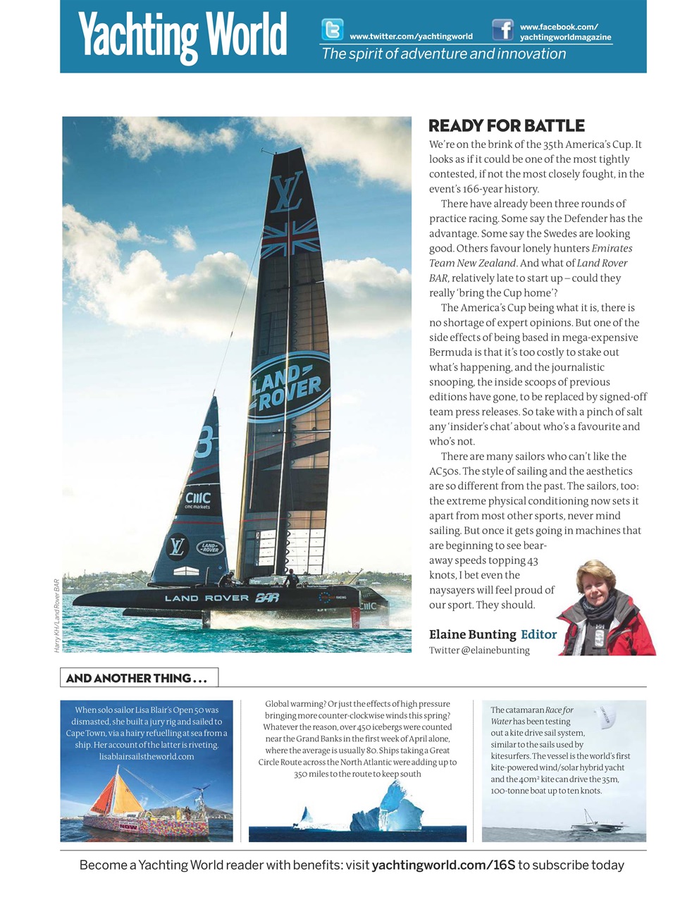 Yachting World Preview Pages