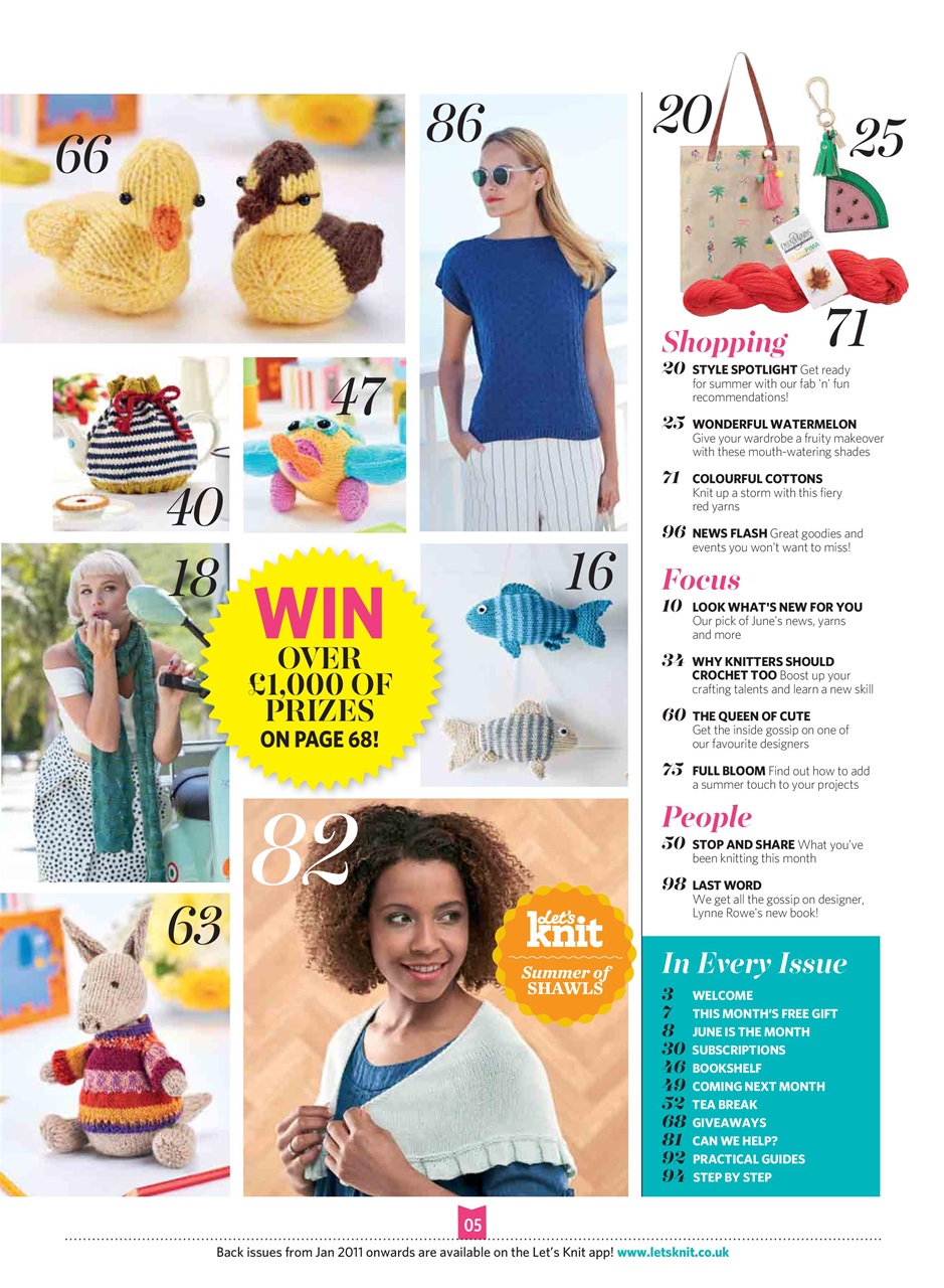 Let's Knit Preview Pages