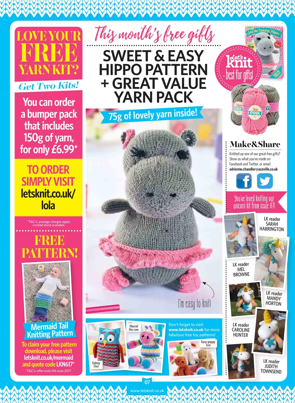 Let's Knit Preview Pages