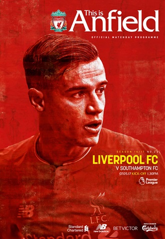 Liverpool FC Programmes issue Southampton