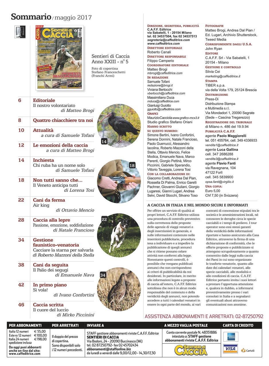 SENTIERI DI CACCIA Preview Pages