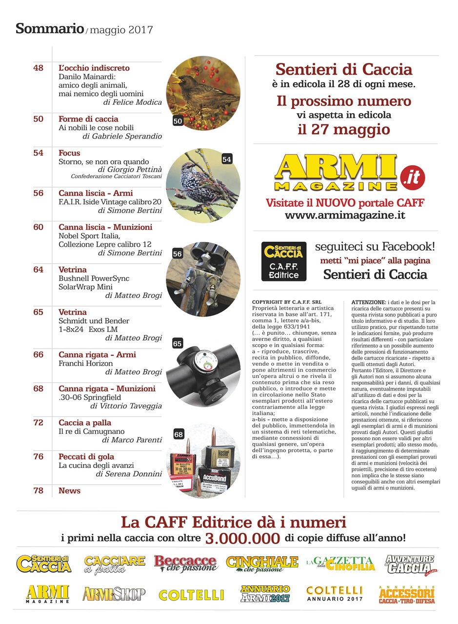 SENTIERI DI CACCIA Preview Pages