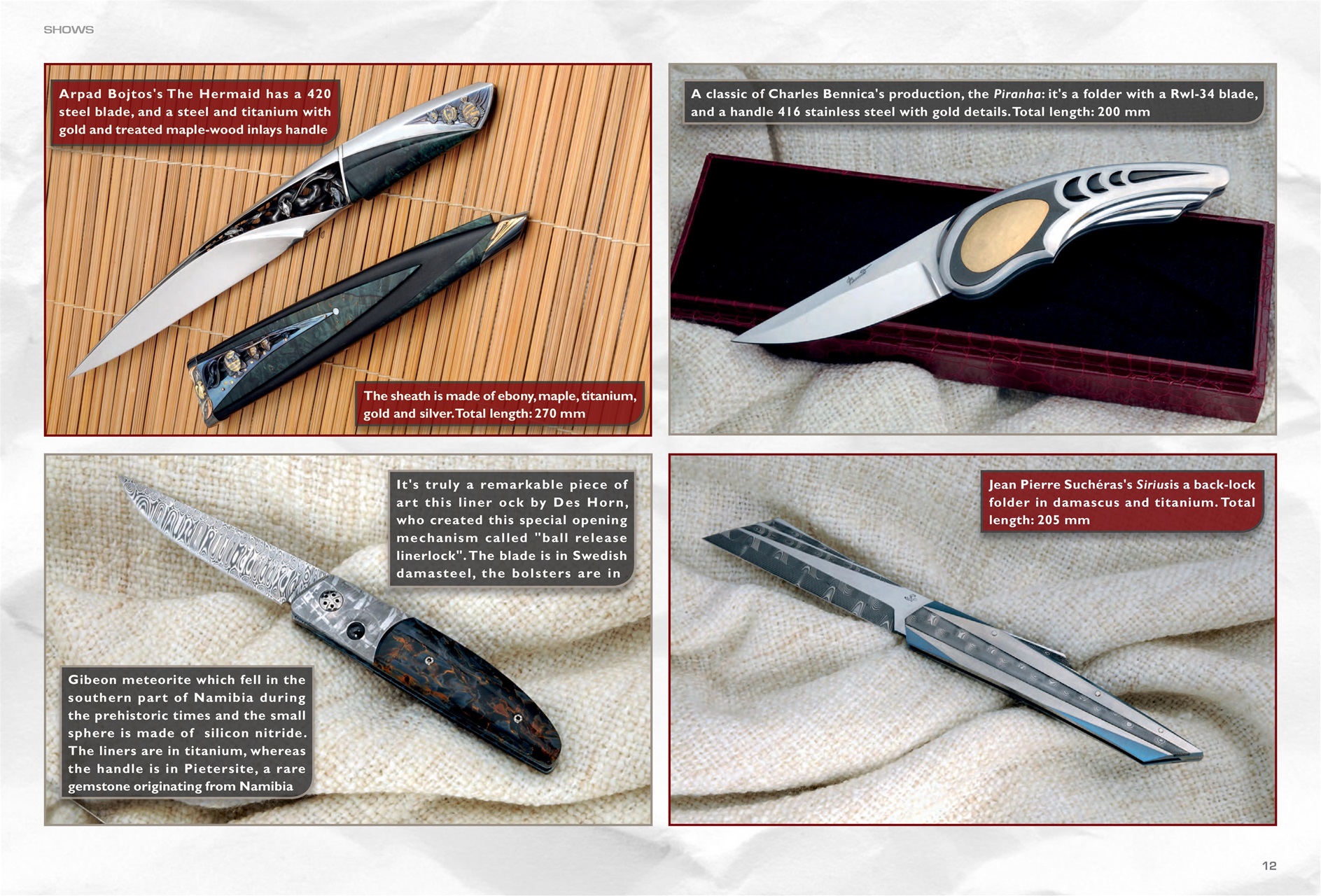 KNIVES INTERNATIONAL Preview Pages