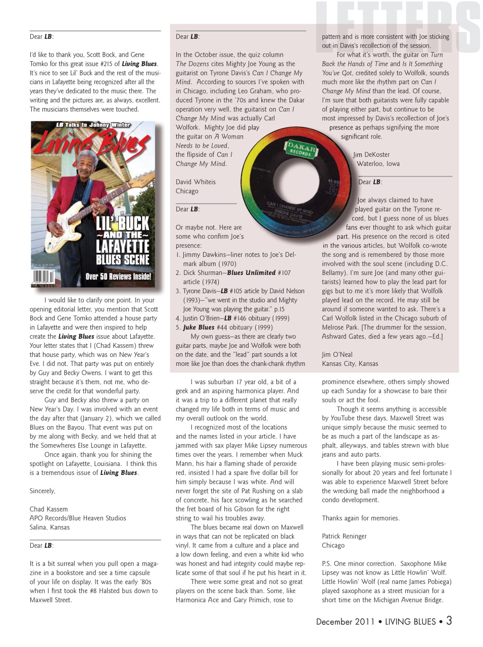 Living Blues Preview Pages