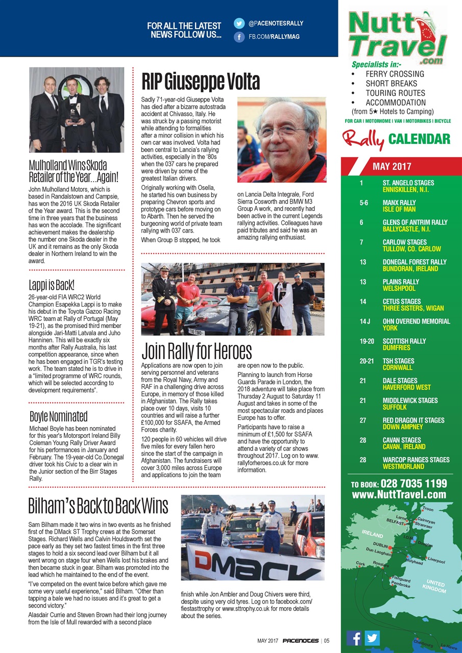 Pacenotes Rally magazine Preview Pages