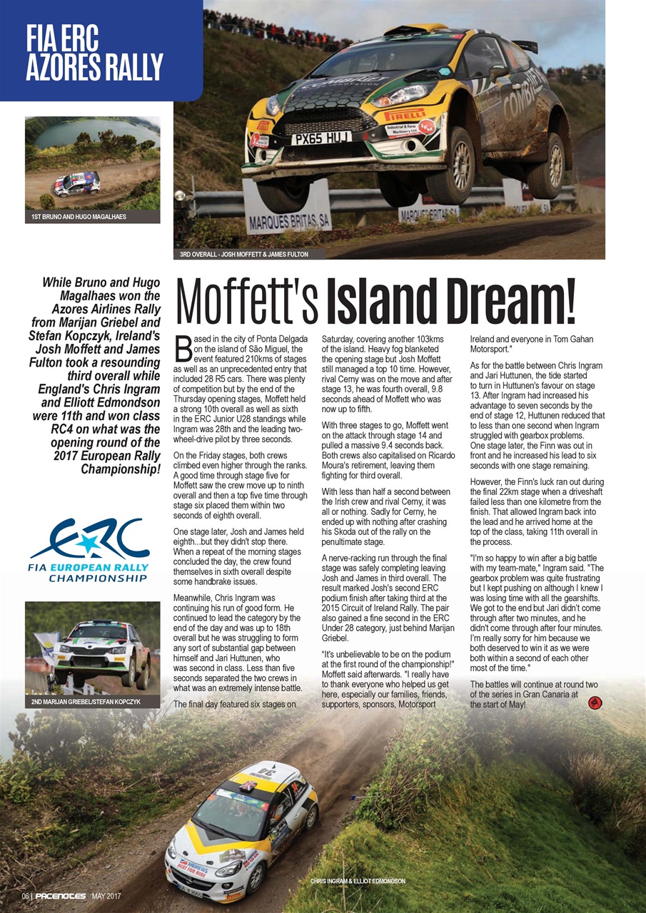 Pacenotes Rally magazine Preview Pages