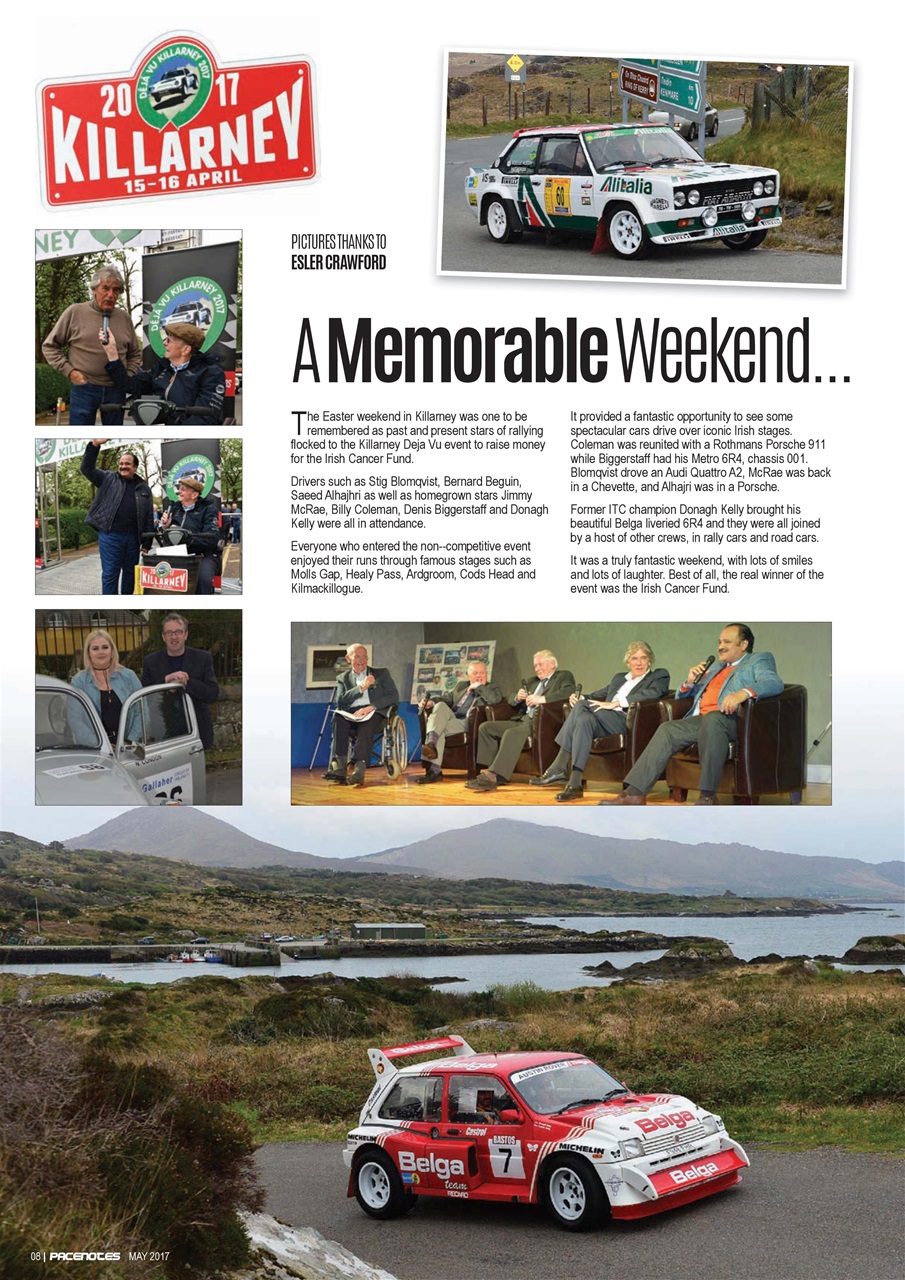Pacenotes Rally magazine Preview Pages