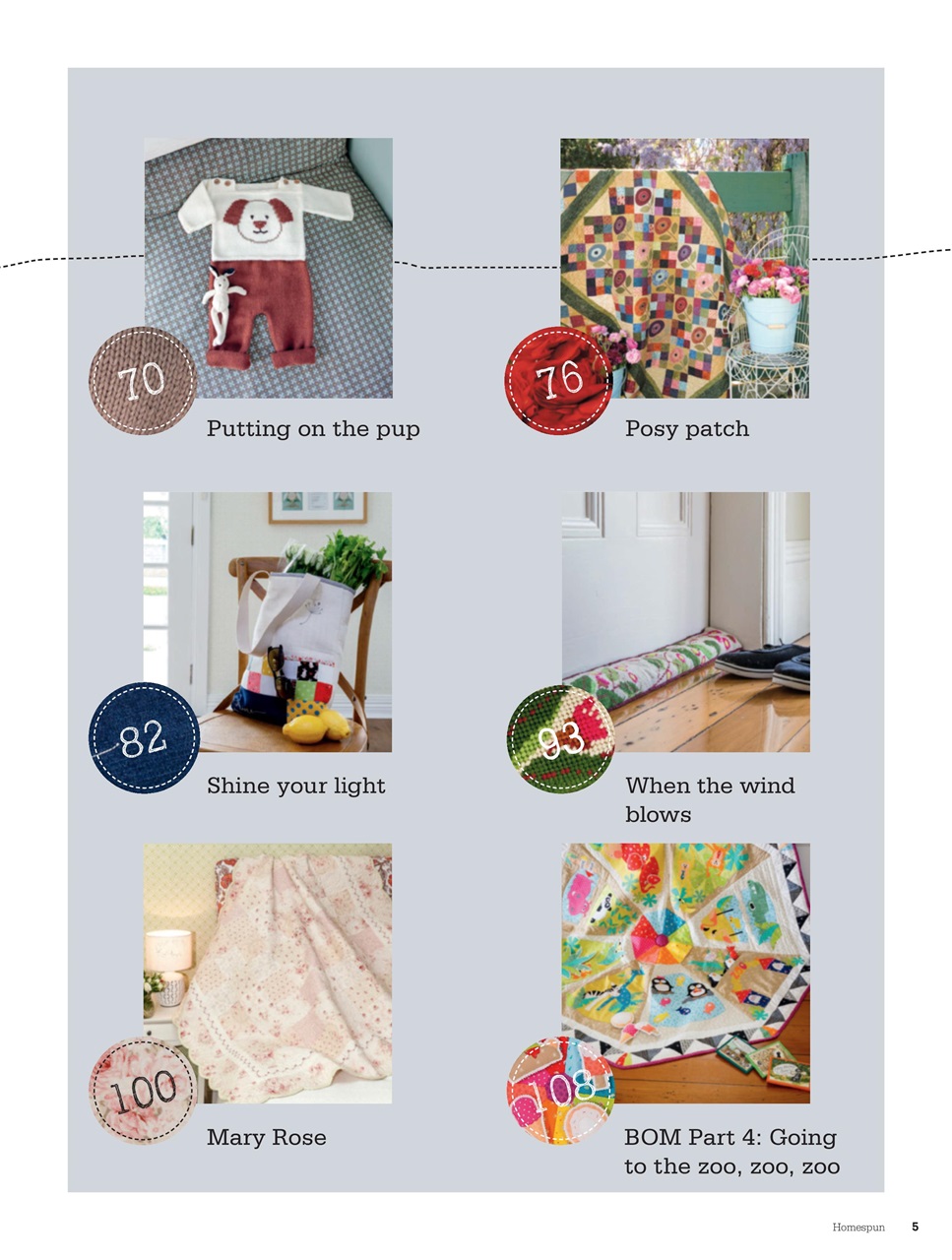 Homespun Preview Pages