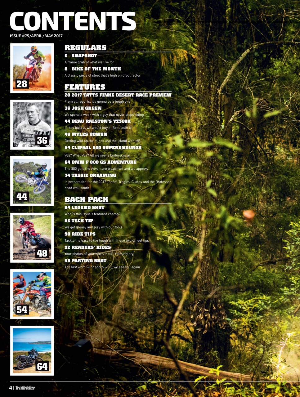 Trailrider Preview Pages