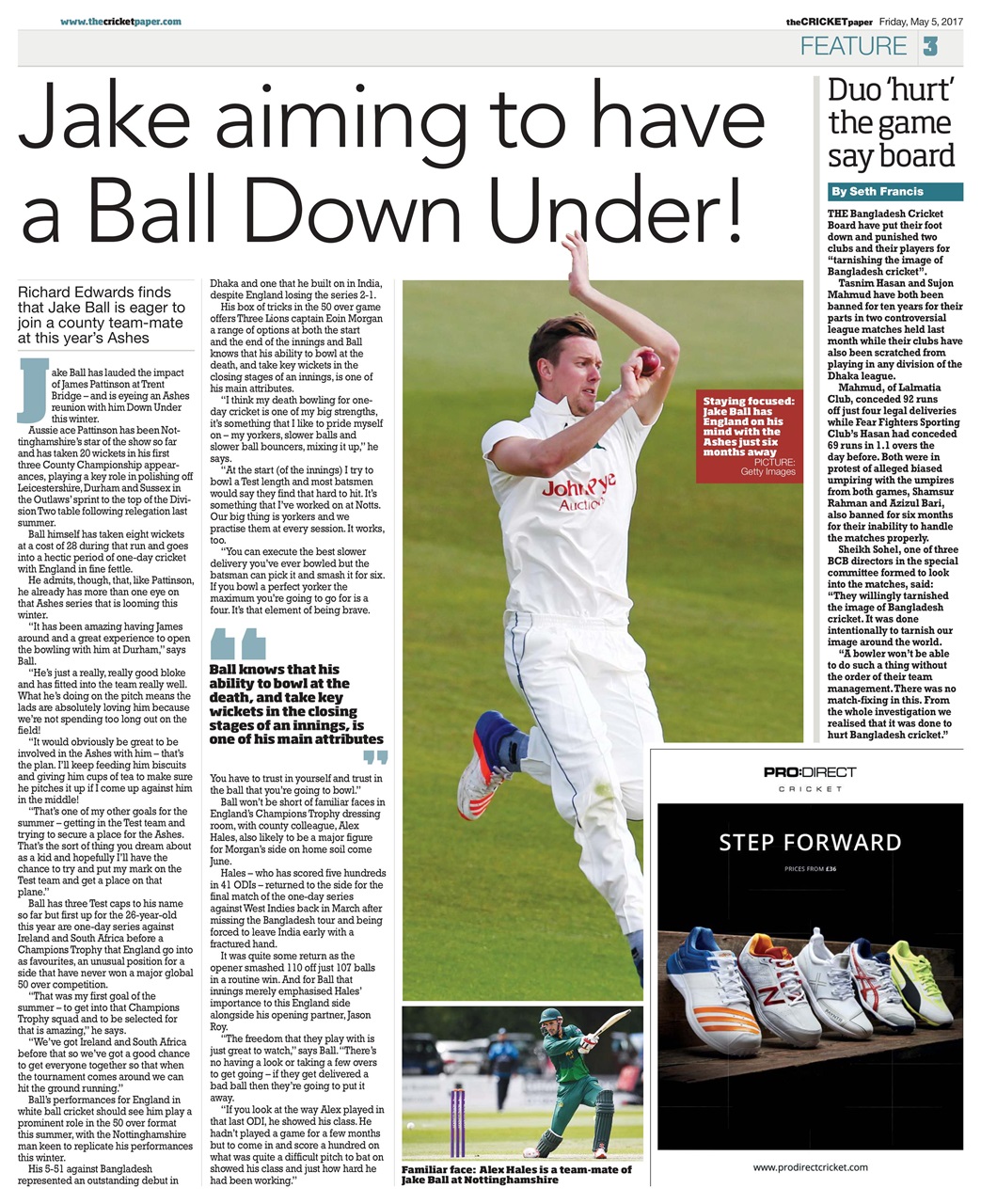 The Cricket Paper Preview Pages