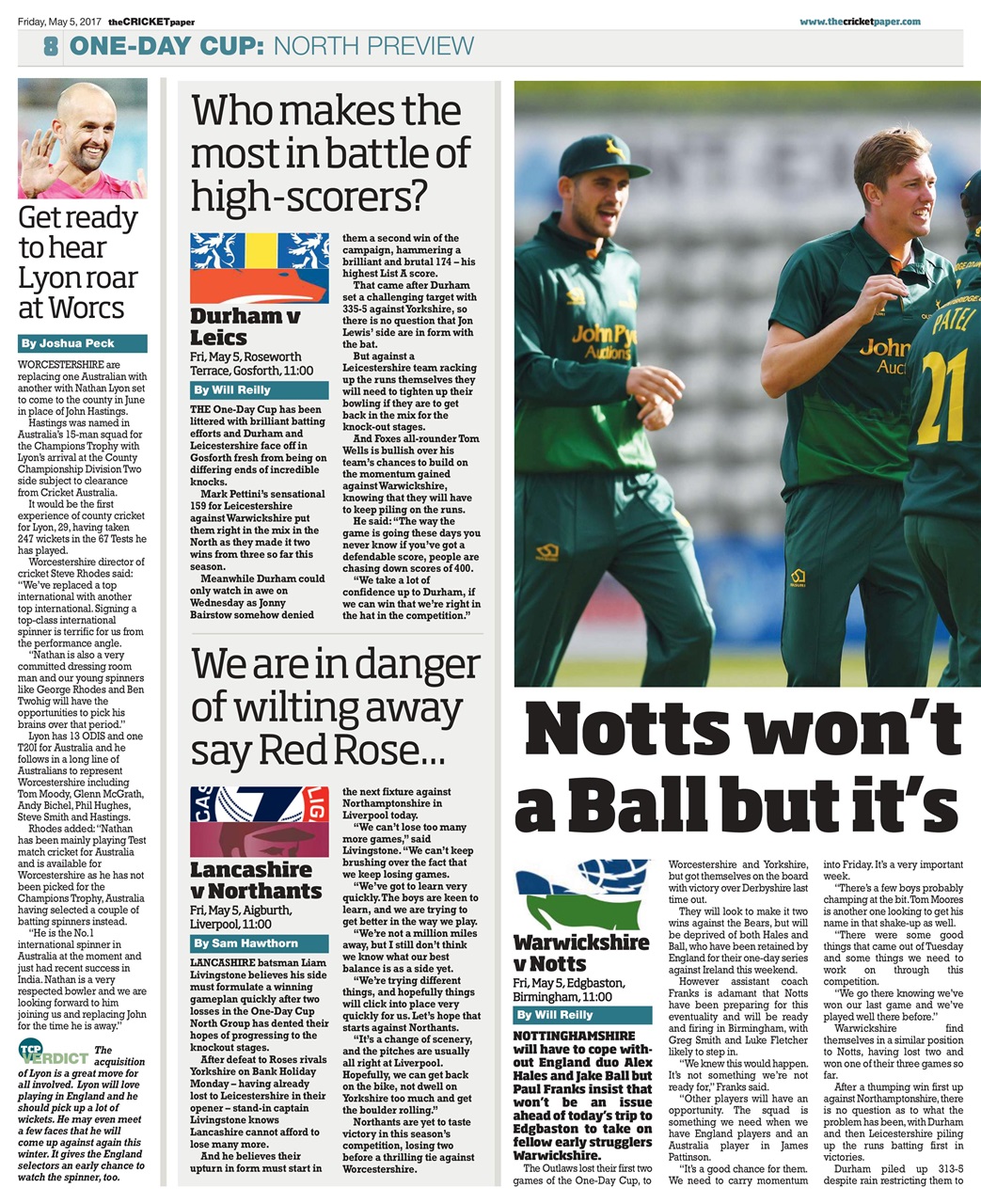 The Cricket Paper Preview Pages