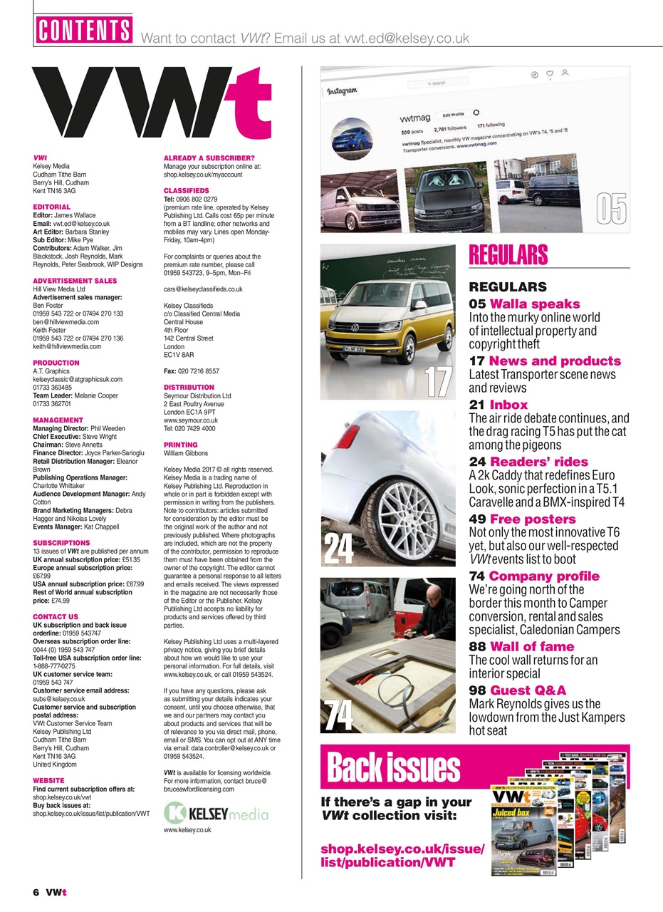 VWt Magazine Preview Pages
