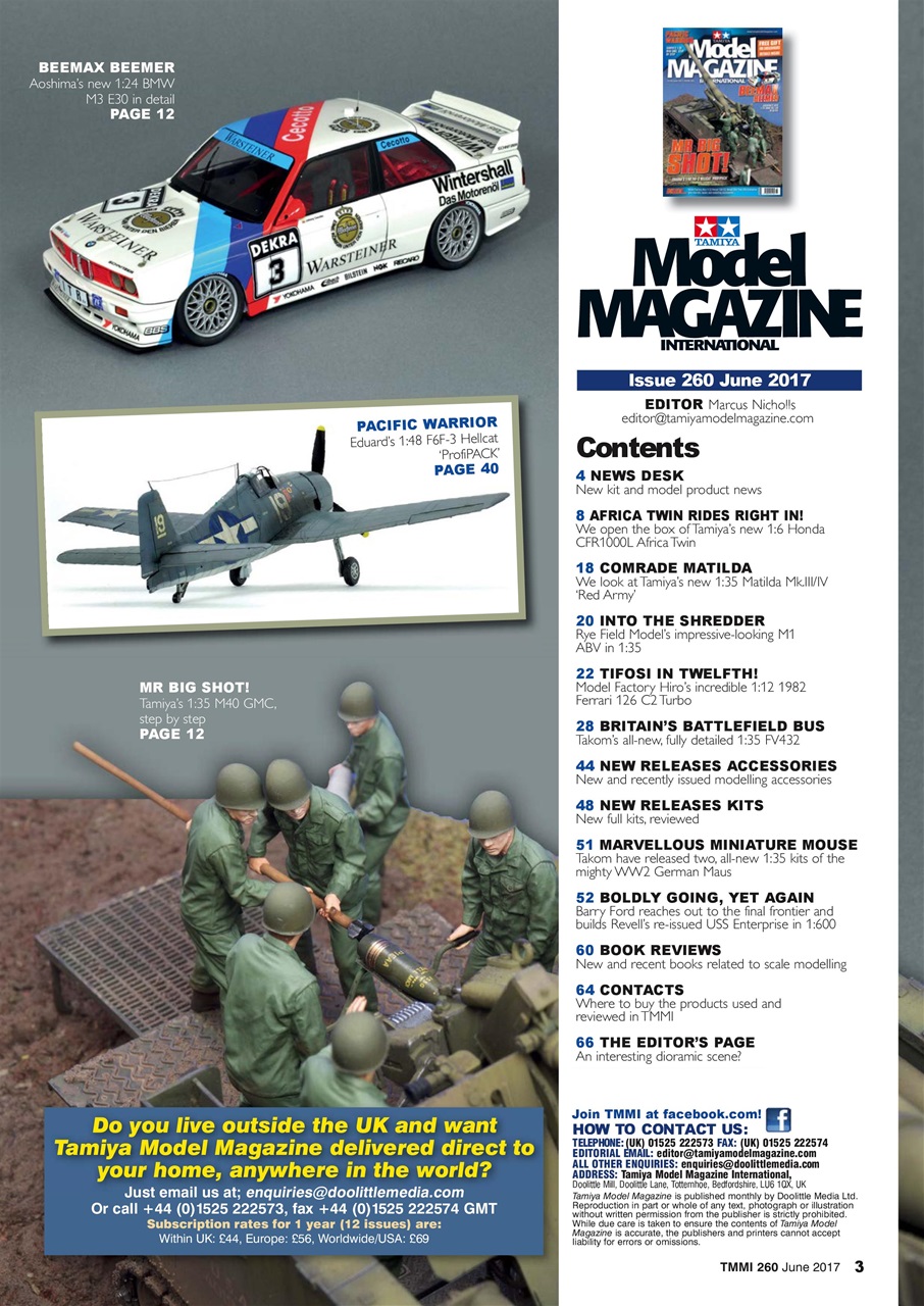 Tamiya Model Magazine Preview Pages