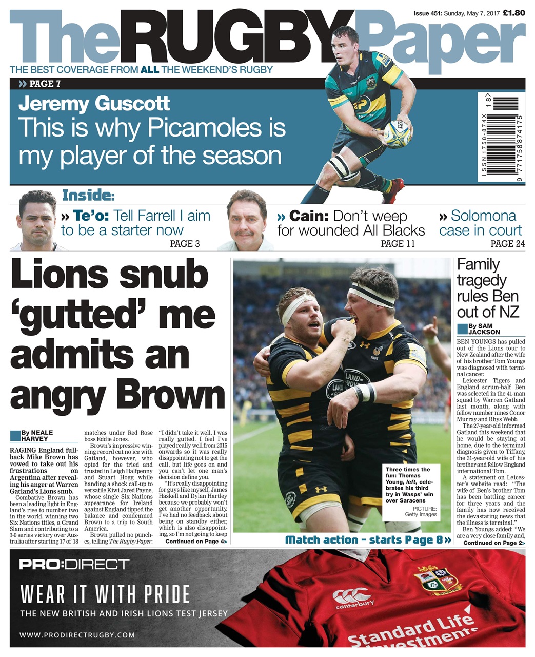 The Rugby Paper Preview Pages