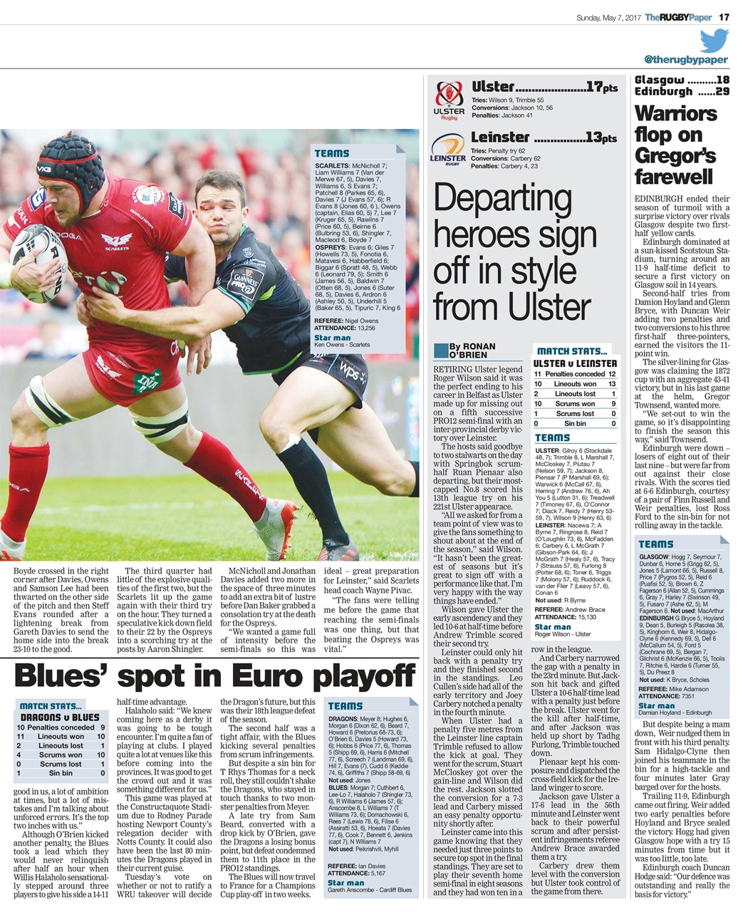 The Rugby Paper Preview Pages
