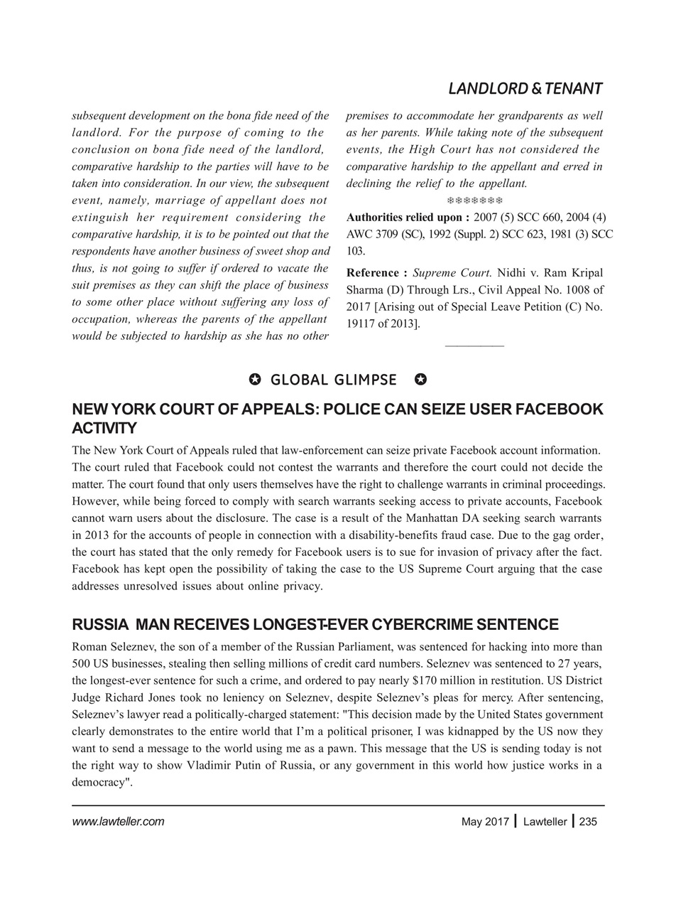 Lawteller – A Legal Awareness Magazine Preview Pages