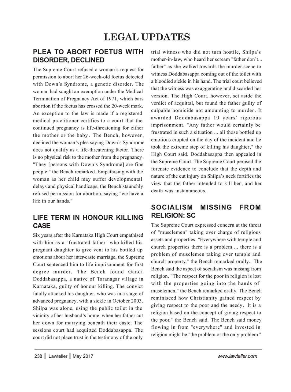 Lawteller – A Legal Awareness Magazine Preview Pages