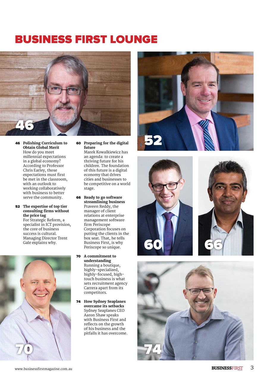 Business First Magazine Preview Pages