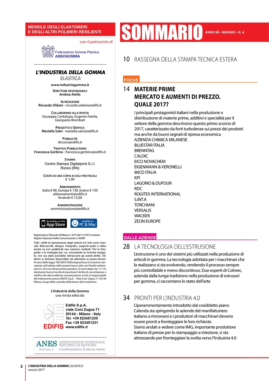 L’industria della Gomma Preview Pages