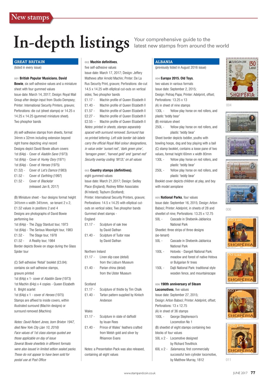 Stamp Collector Preview Pages