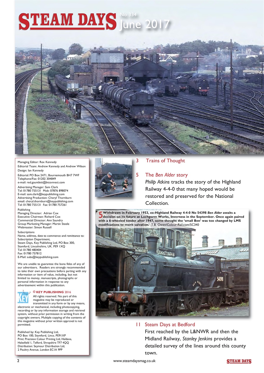 Steam Days Preview Pages