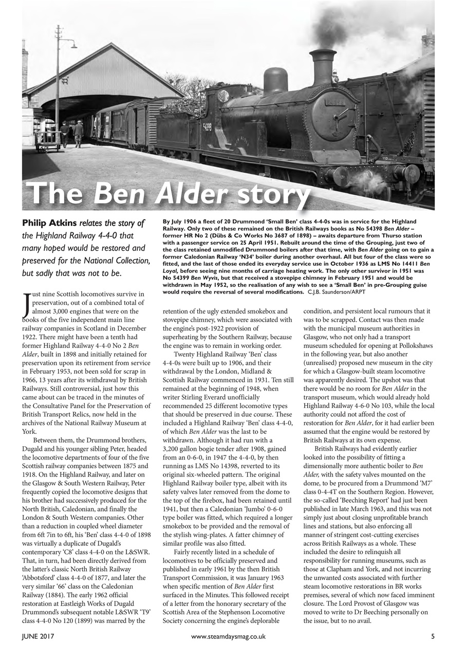 Steam Days Preview Pages