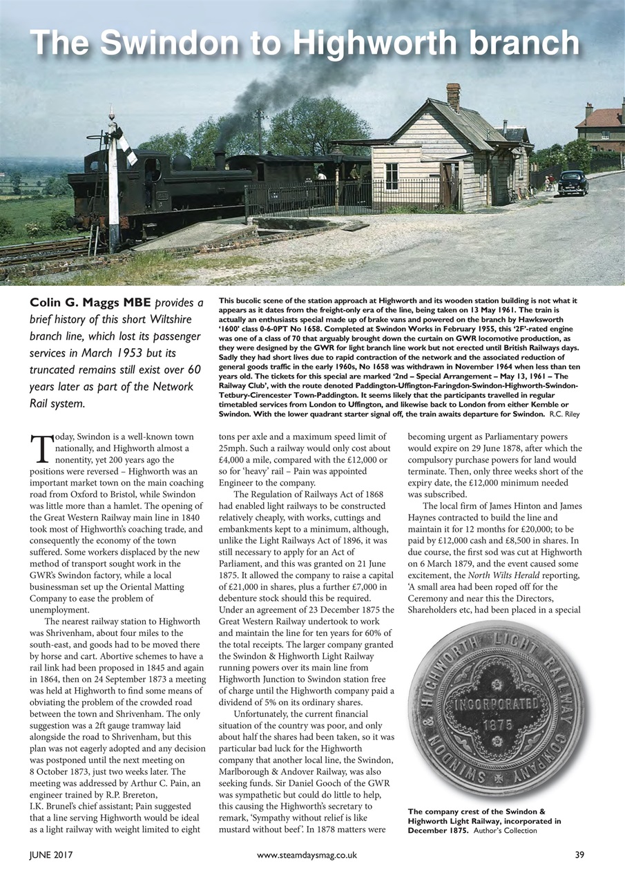 Steam Days Preview Pages