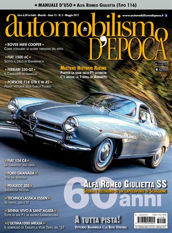 Automobilismo d'Epoca 5 2017 issue Automobilismo d'Epoca 5 2017