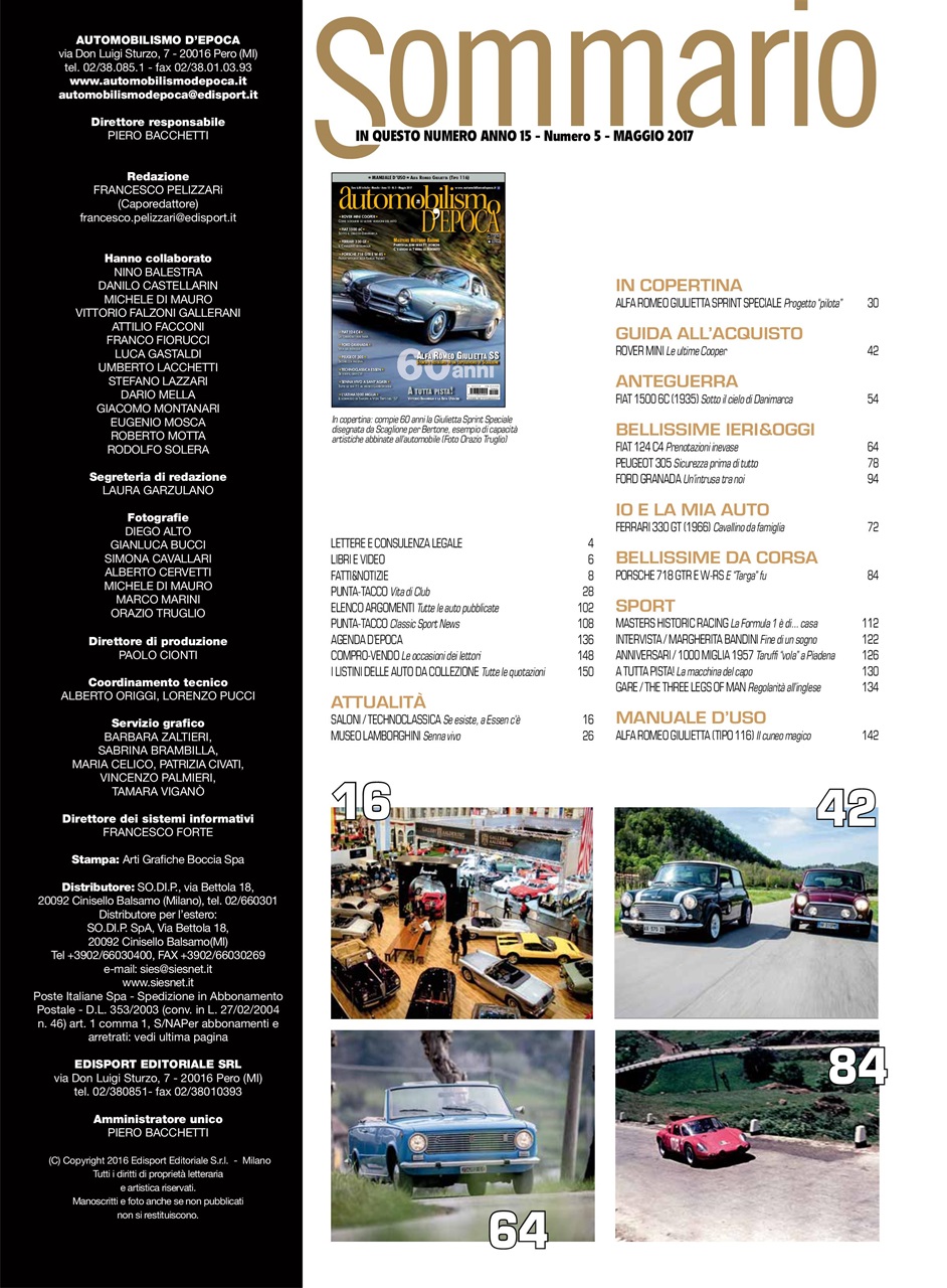 Automobilismo d'Epoca Preview Pages