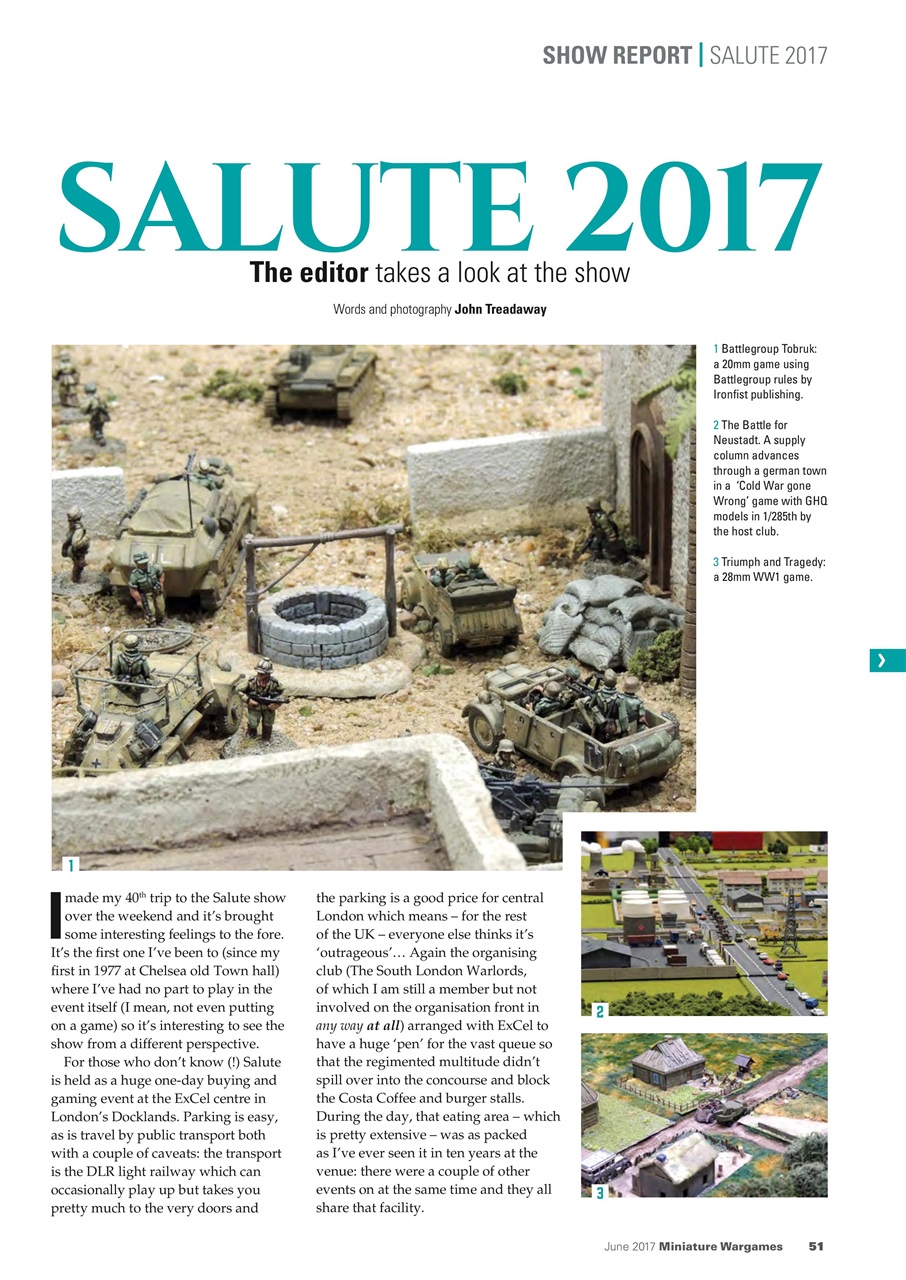 Miniature Wargames Preview Pages