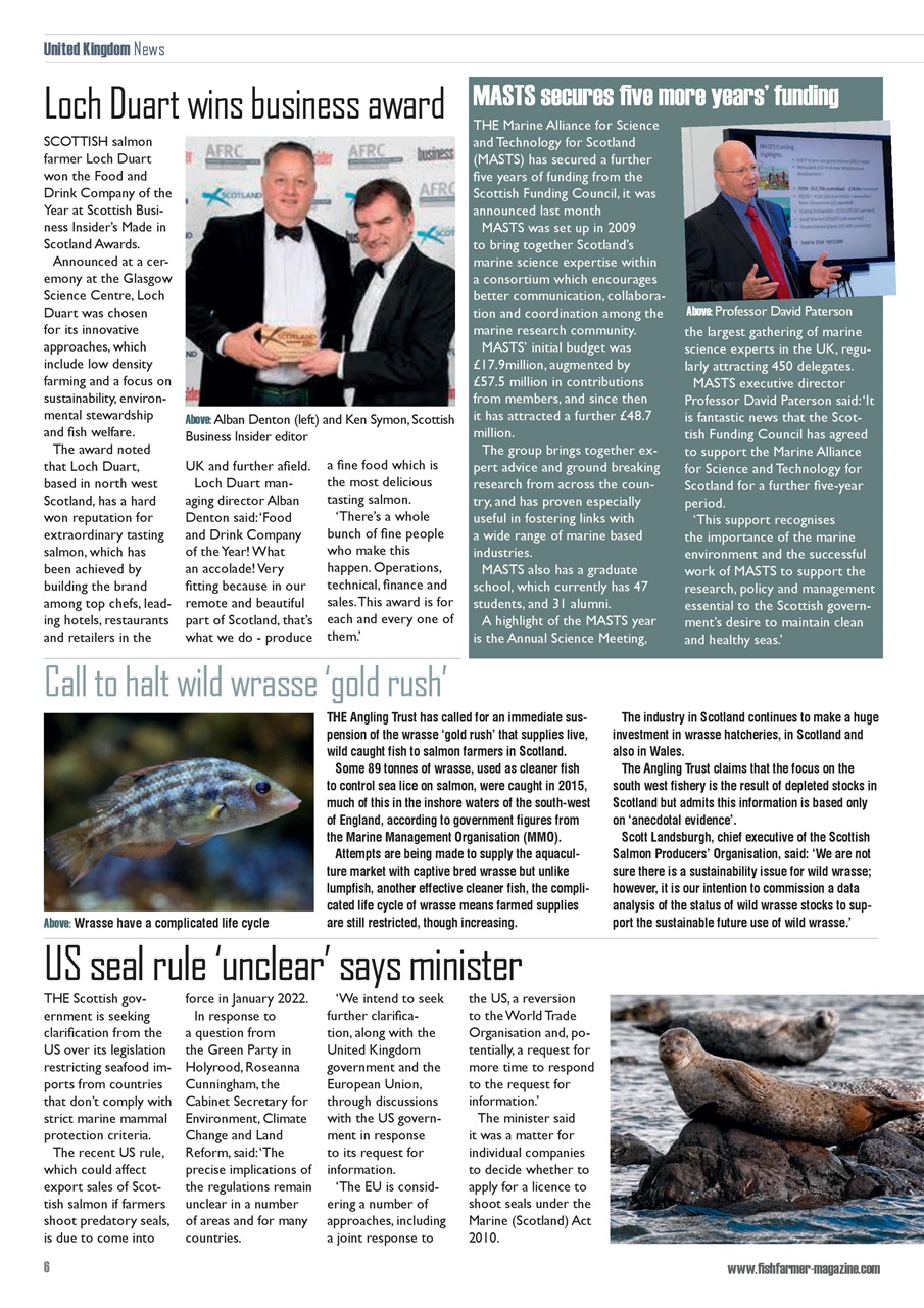 Fish Farmer Magazine Preview Pages