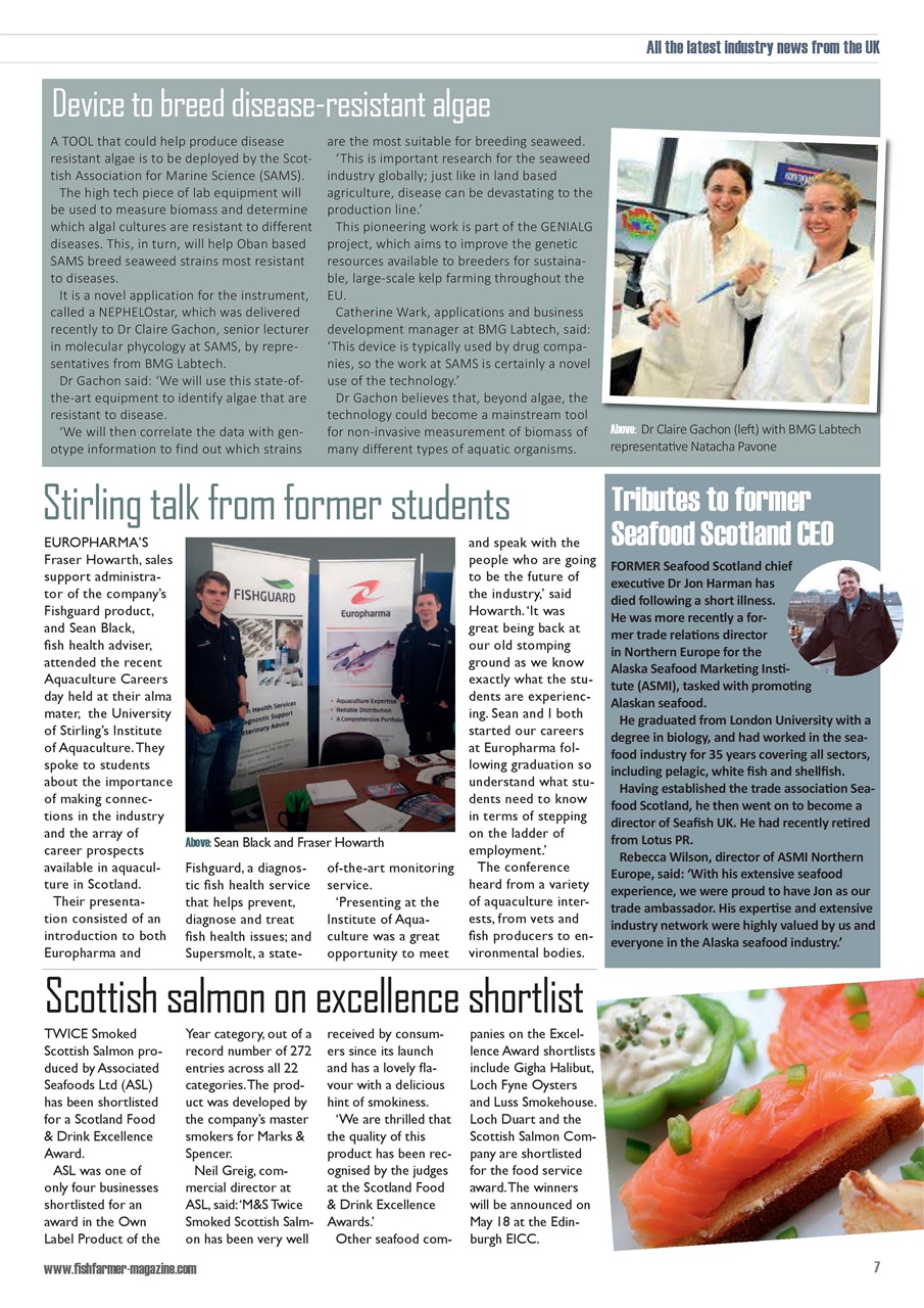 Fish Farmer Magazine Preview Pages