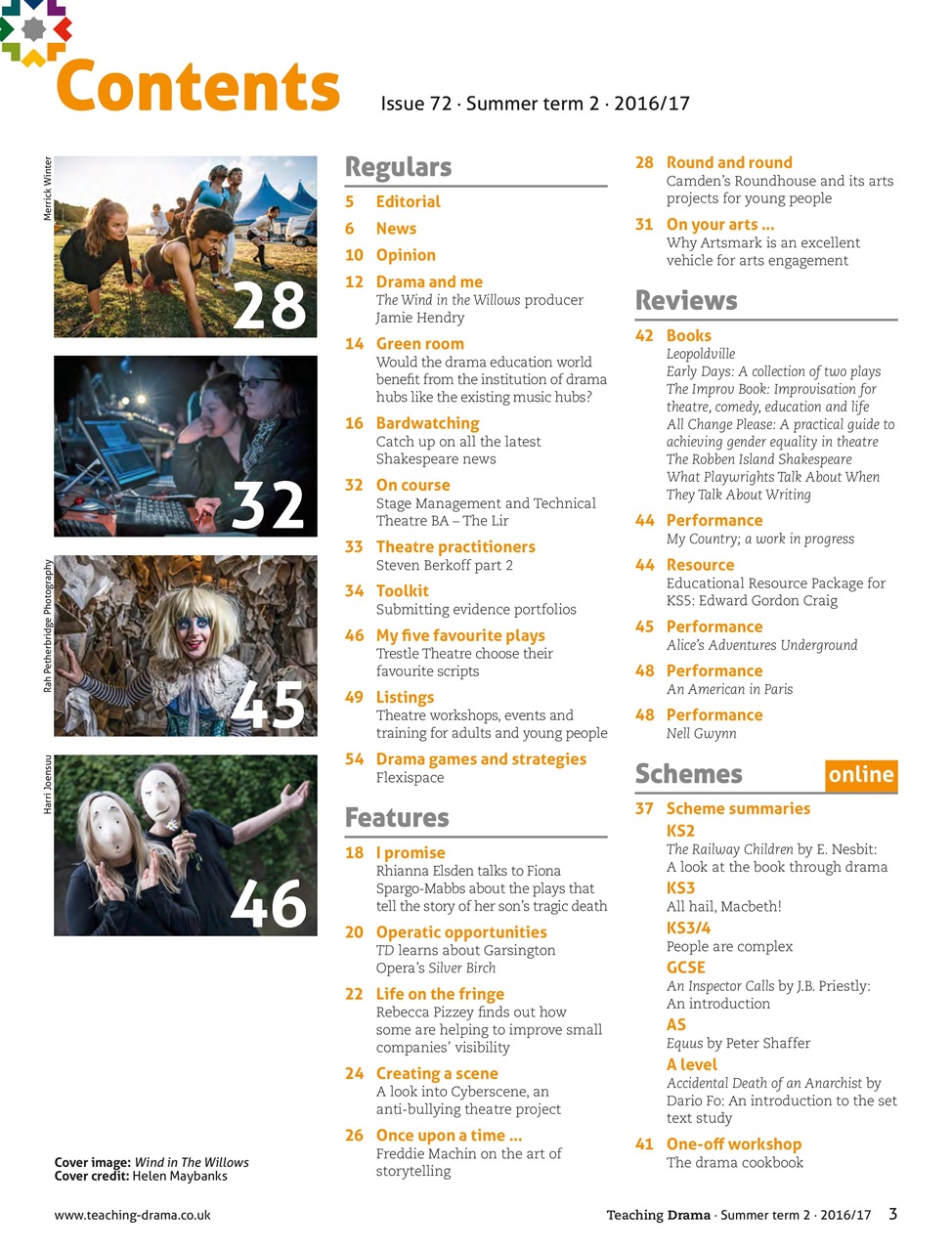 Drama and Theatre Preview Pages
