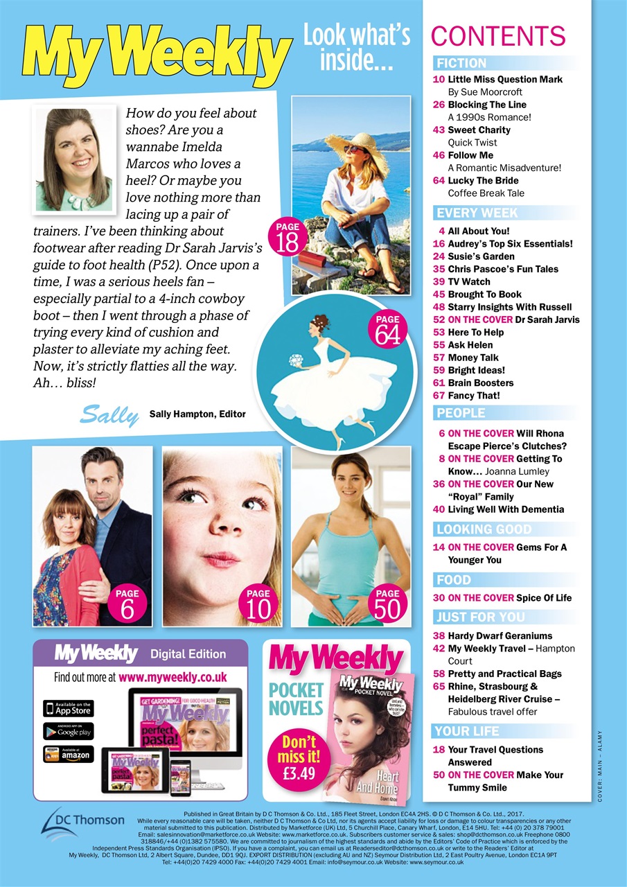 My Weekly Preview Pages