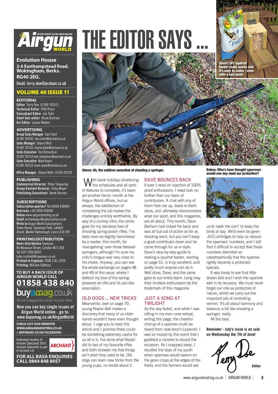Airgun World Preview Pages