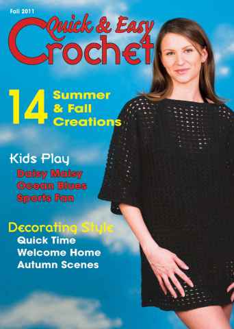 Quick & Easy Crochet issue Fall 2011