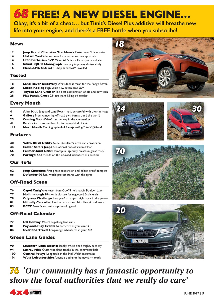 Overlander 4X4 Preview Pages