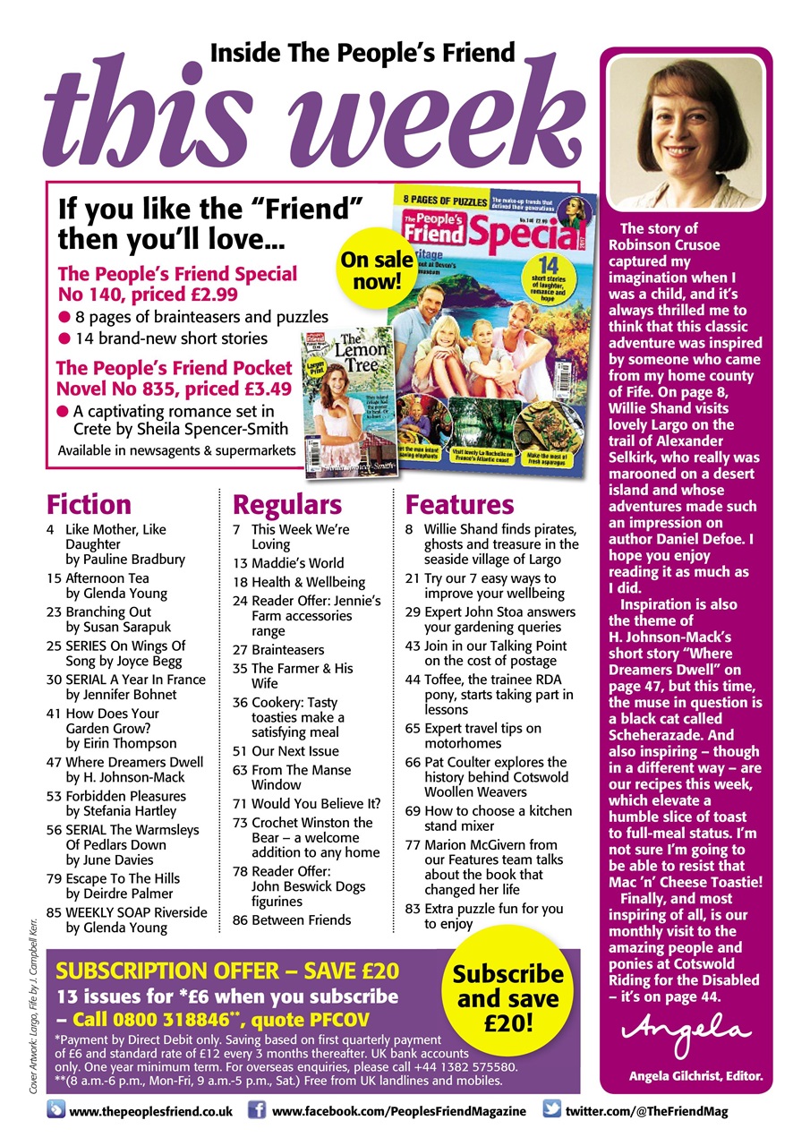 The People’s Friend Preview Pages