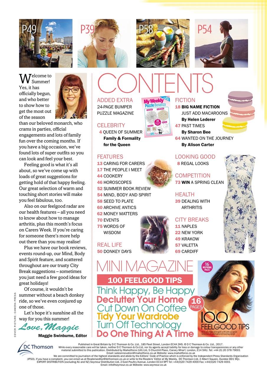 My Weekly Special Preview Pages