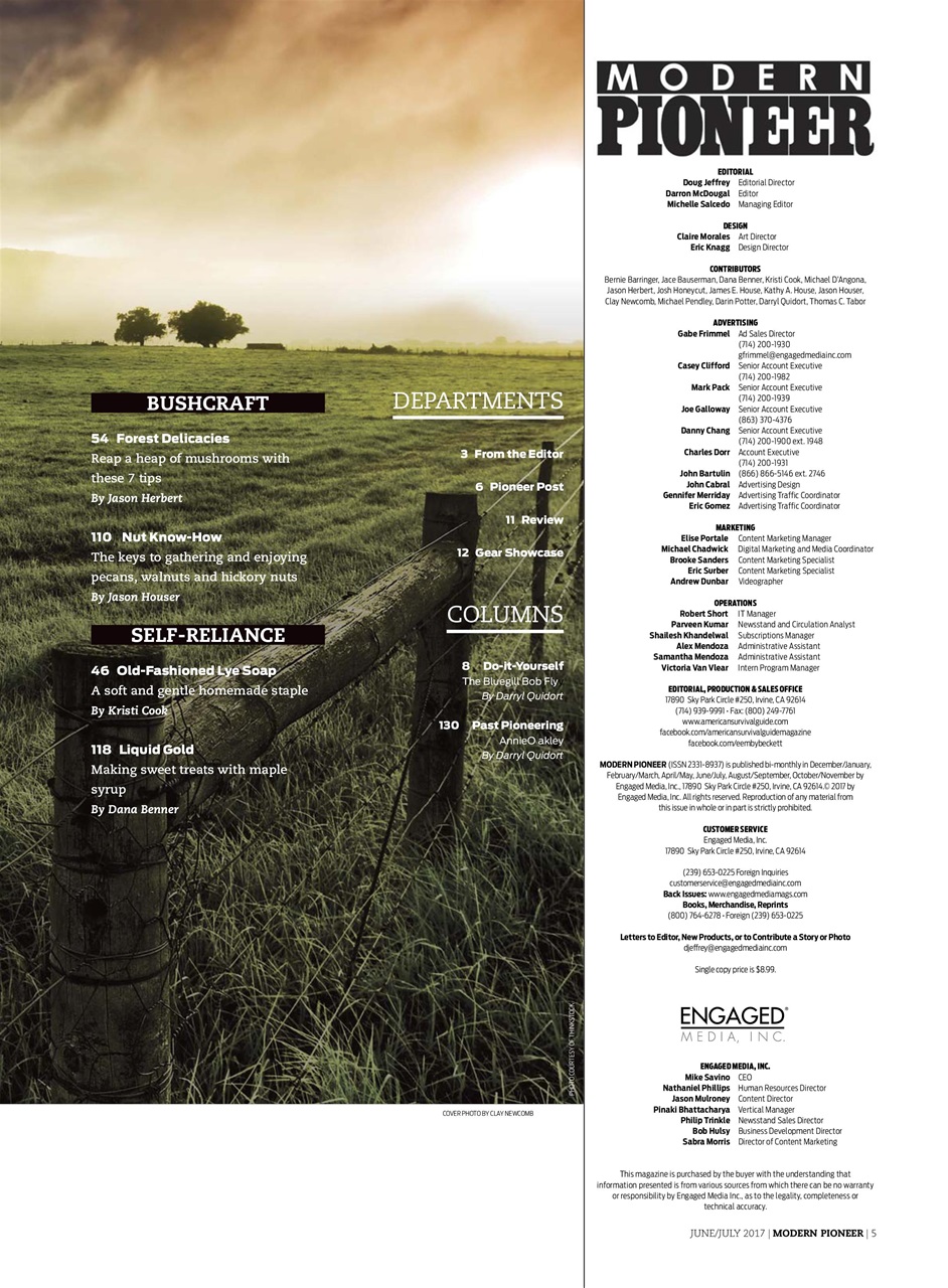 Modern Pioneer Preview Pages