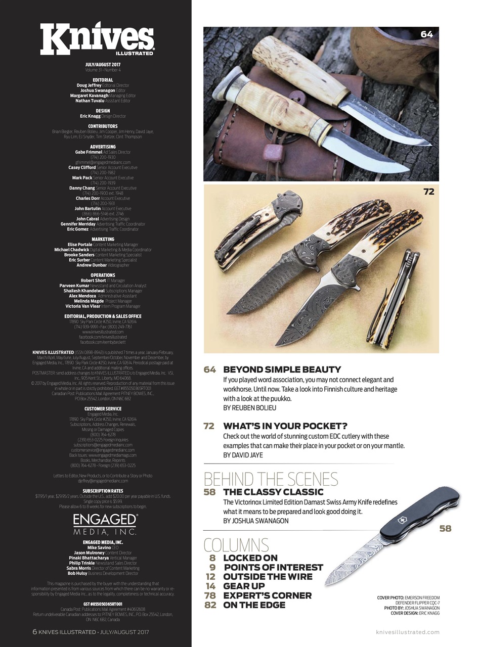 Knives Illustrated Preview Pages