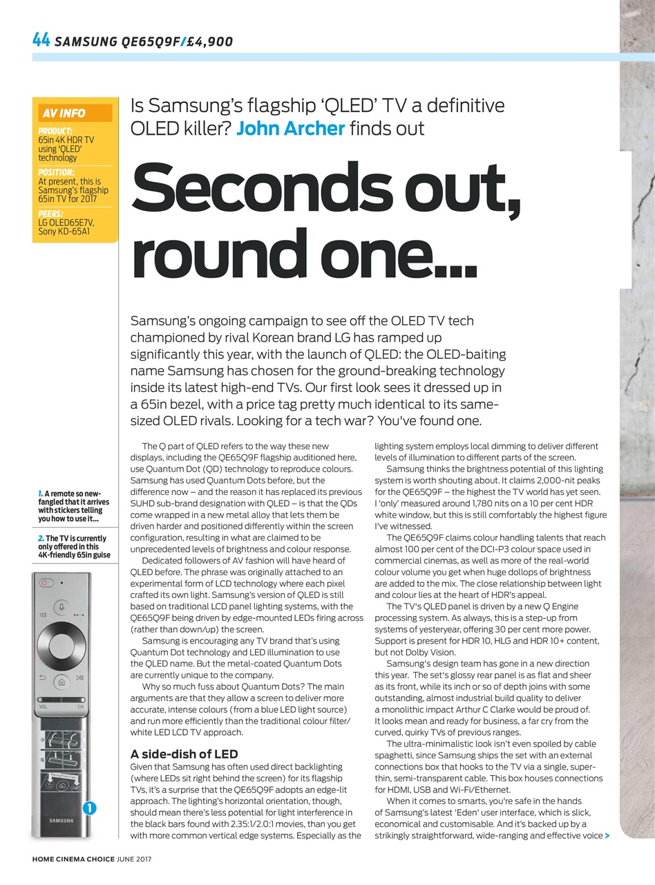 Home Cinema Choice Preview Pages