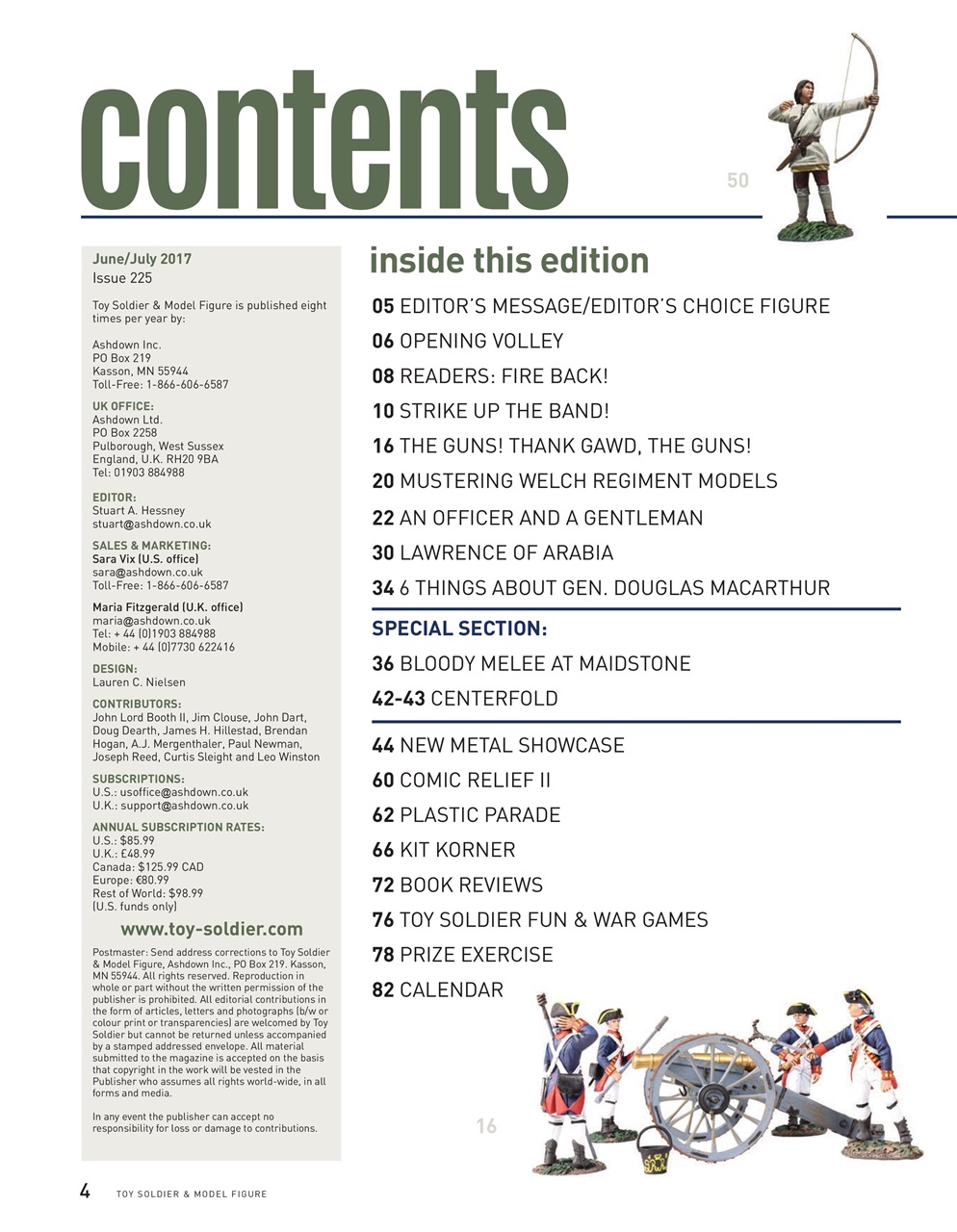 Toy Soldier & Model Figure Preview Pages