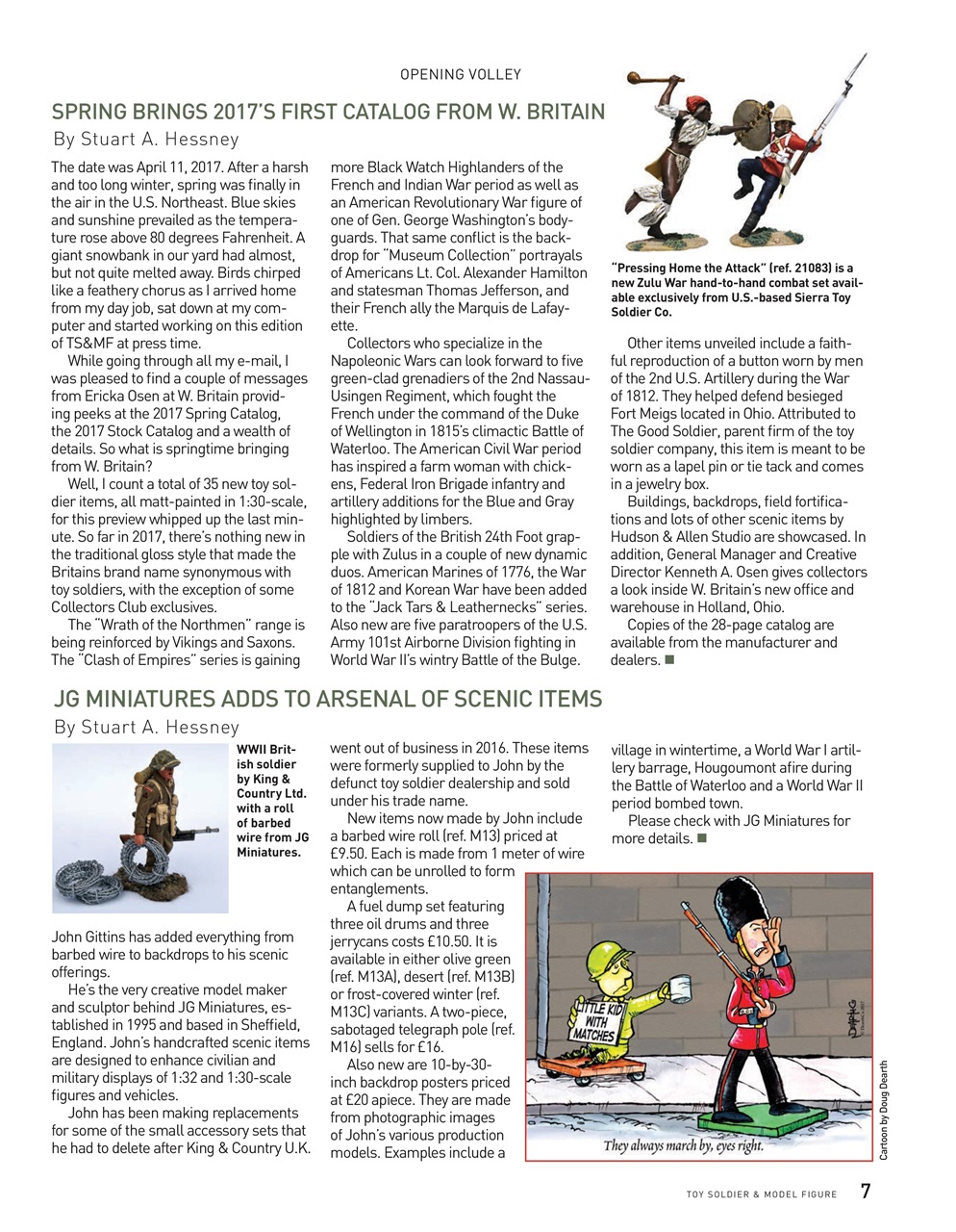 Toy Soldier & Model Figure Preview Pages